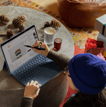 Girl with a laptop